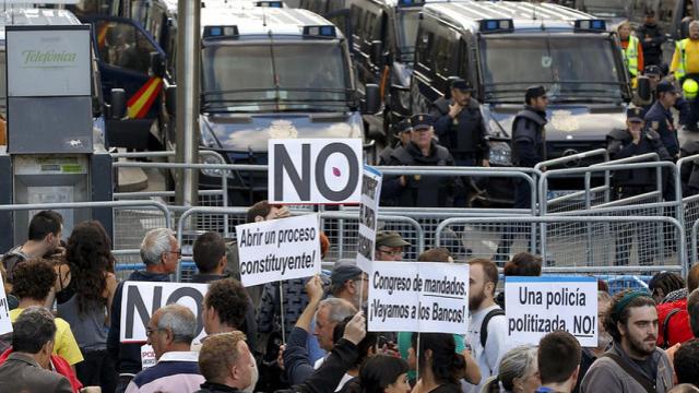 Una de las protestas 'Rodea el Congreso'.