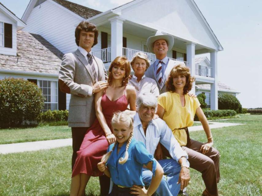 La familia Ewing, protagonistas de Dallas.