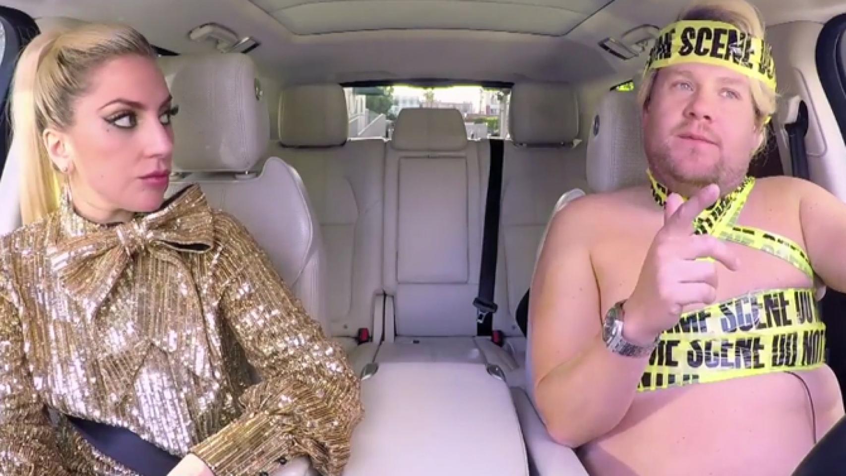 James Corden se atreve con los estilismos más Gaga en su Carpool Karaoke