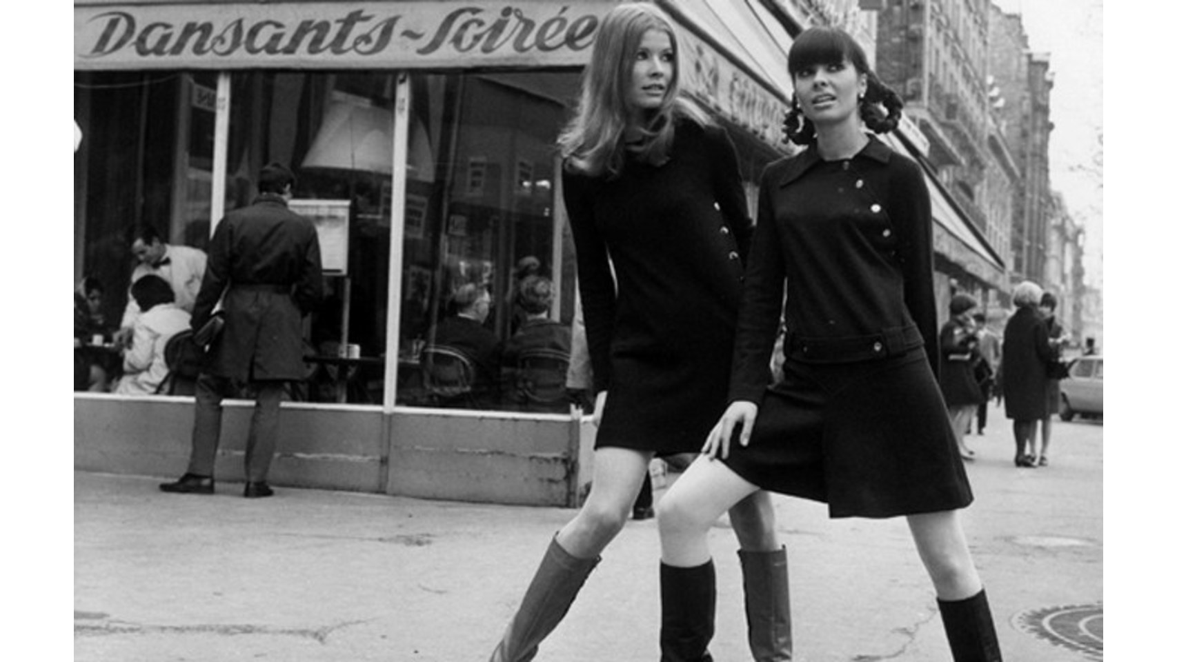 Campaña de Mary Quant promocionando sus minifaldas.