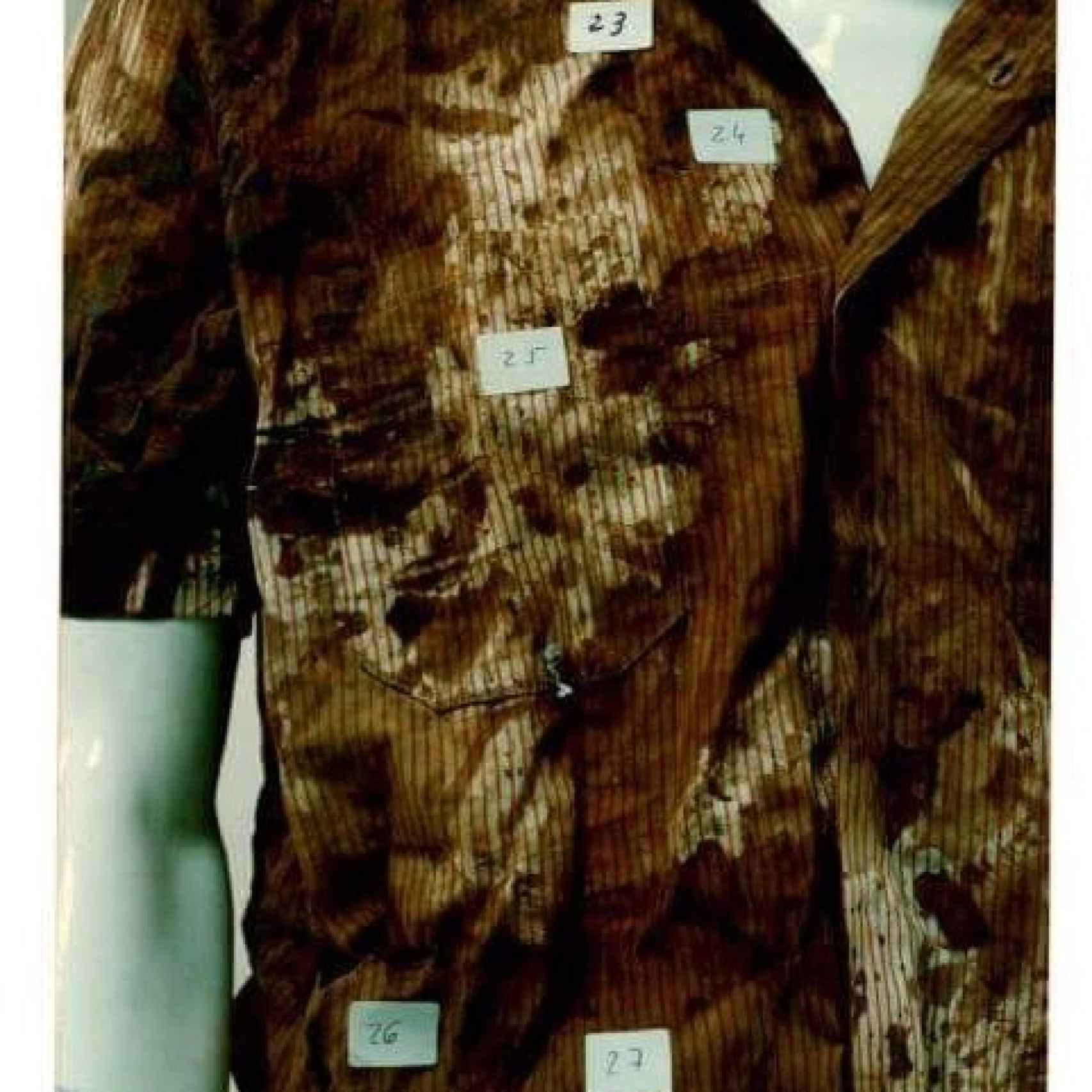 La ropa de Juan Holgado se destruyó a los diez años de su asesinato.