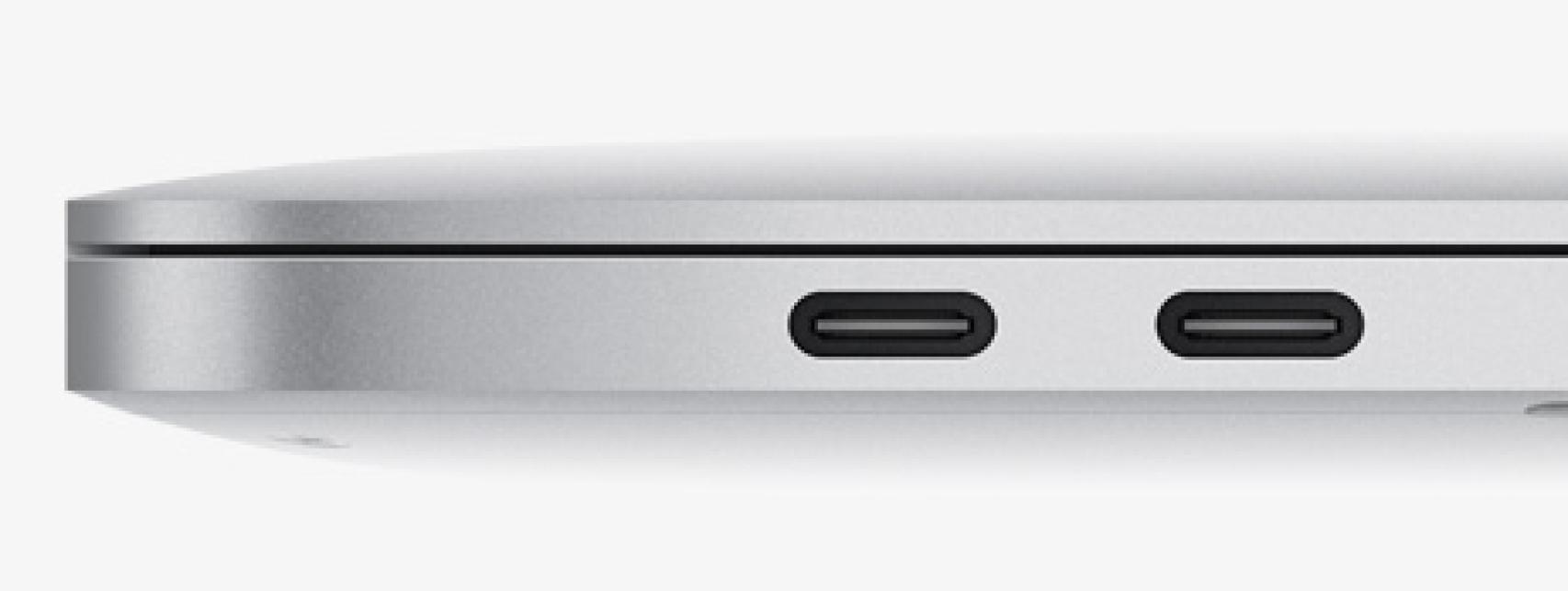 MacBook con puerto Thunderbolt