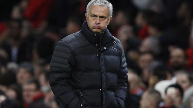 Mourinho, en un partido reciente del United.