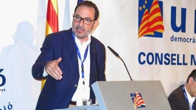 El secretario general de UDC, Ramon Espadaler, en una reunión del Consell Nacional.