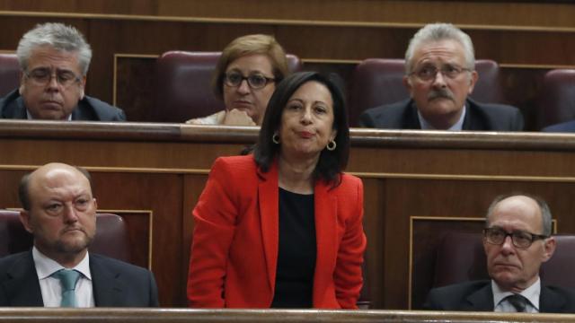 Margarita Robles, el pasado sábado en el Congreso