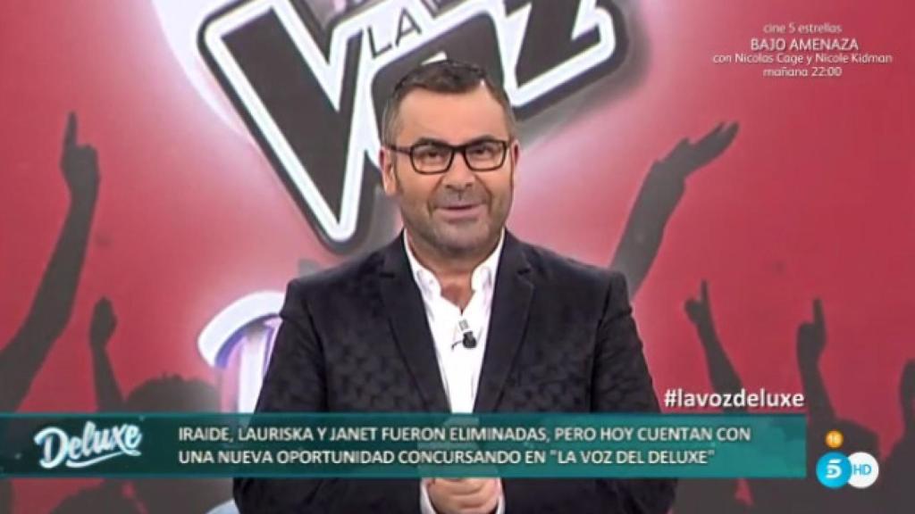 Jorge Javier Vázquez, ahora también presentador de 'La Voz... Deluxe'