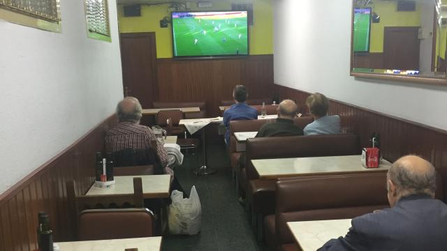 La cafetería Montesa en Madrid.