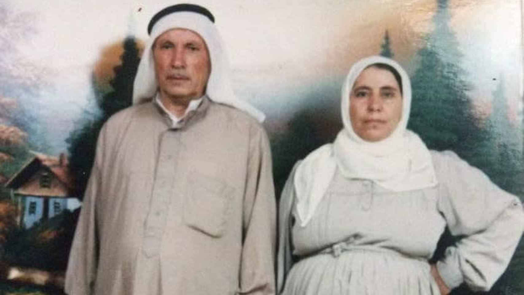 Los padres de Nujeen, ahora refugiados en Turquía, en una imagen de archivo.