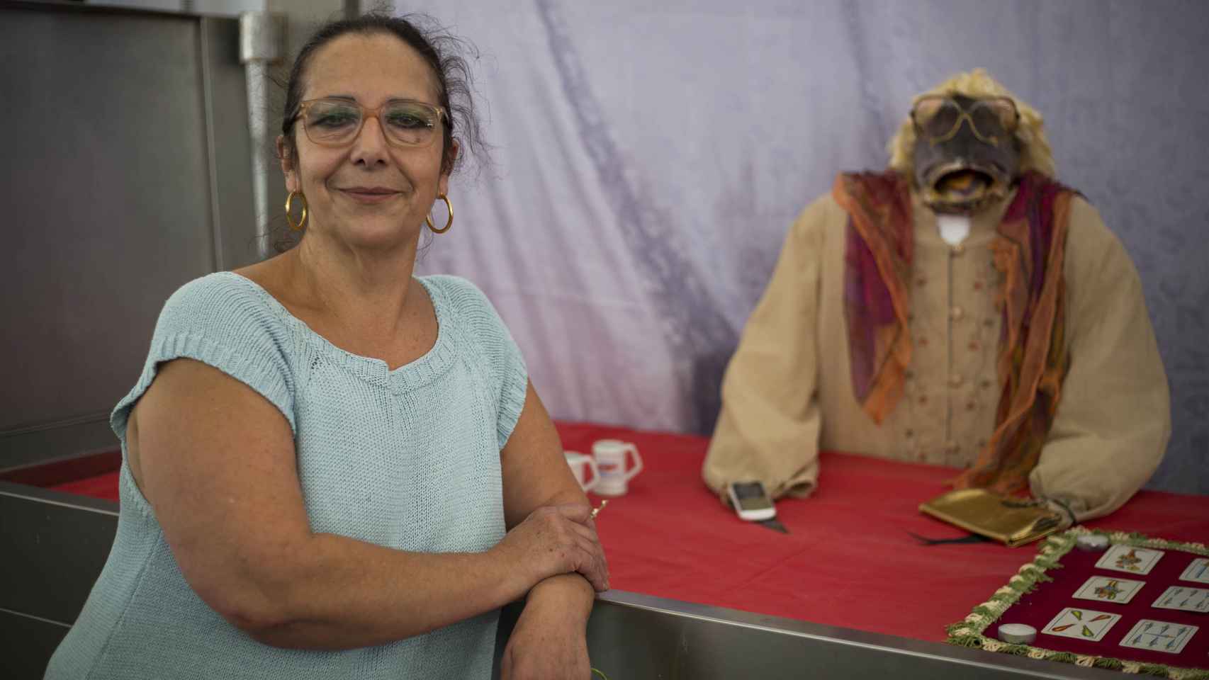 Lola Porquicho, pescadera de la plaza de abastos de Cádiz.