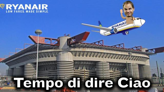 De Boer deja el Inter... Y Ryanair le recomienda el vuelo más barato a Holanda