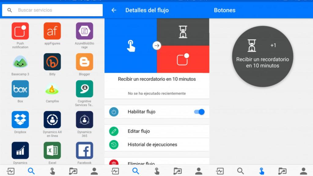 Microsoft Flow, programa tareas con cientos de combinaciones