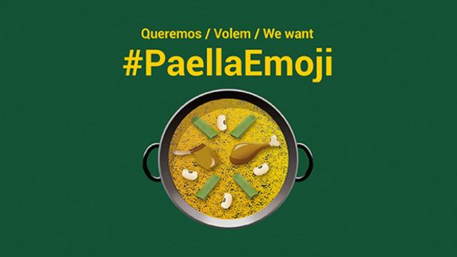 Cómo es una paella según Samsung, Apple, Twitter o Microsoft