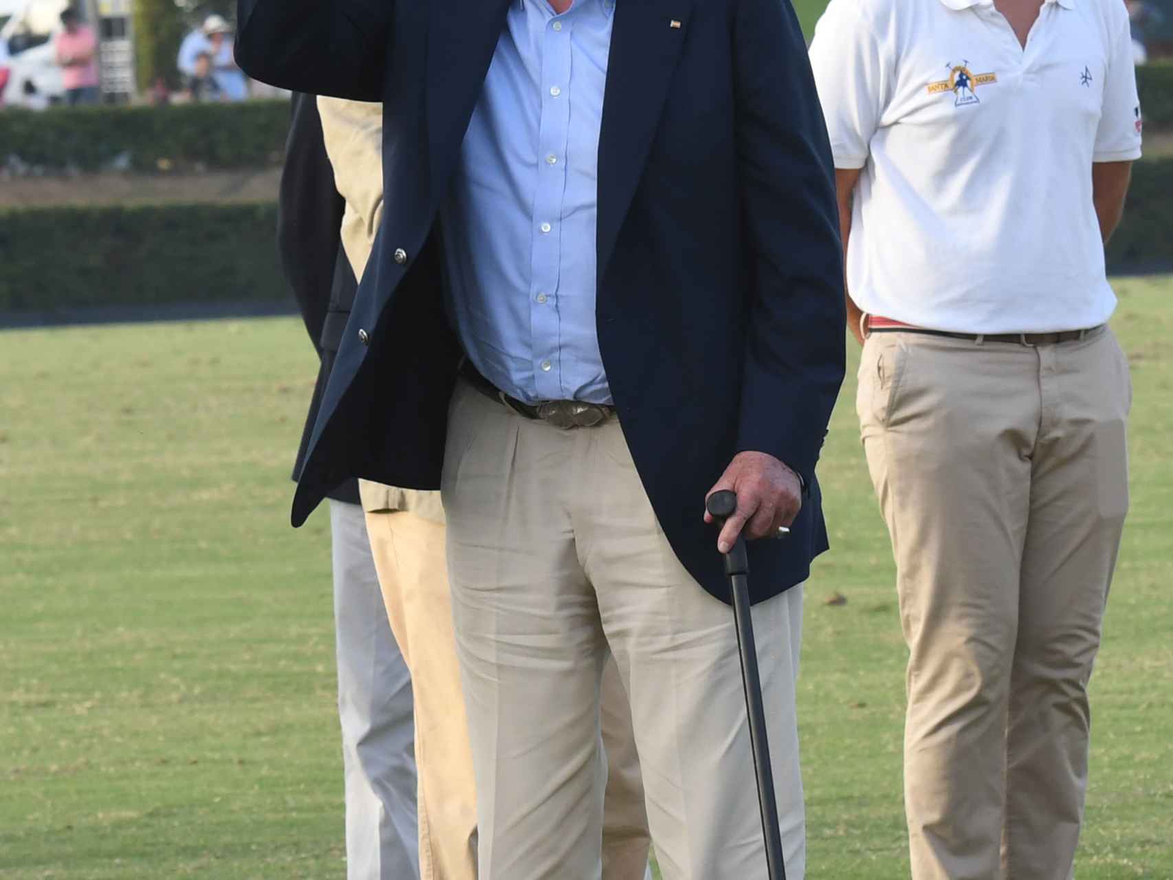 El rey Juan Carlos, en el Torneo de Polo de Sotogrande este verano.