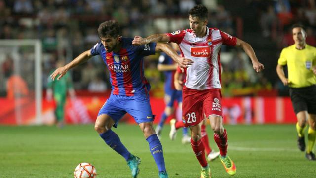 André Gomes, durante la Supercopa de Cataluña.