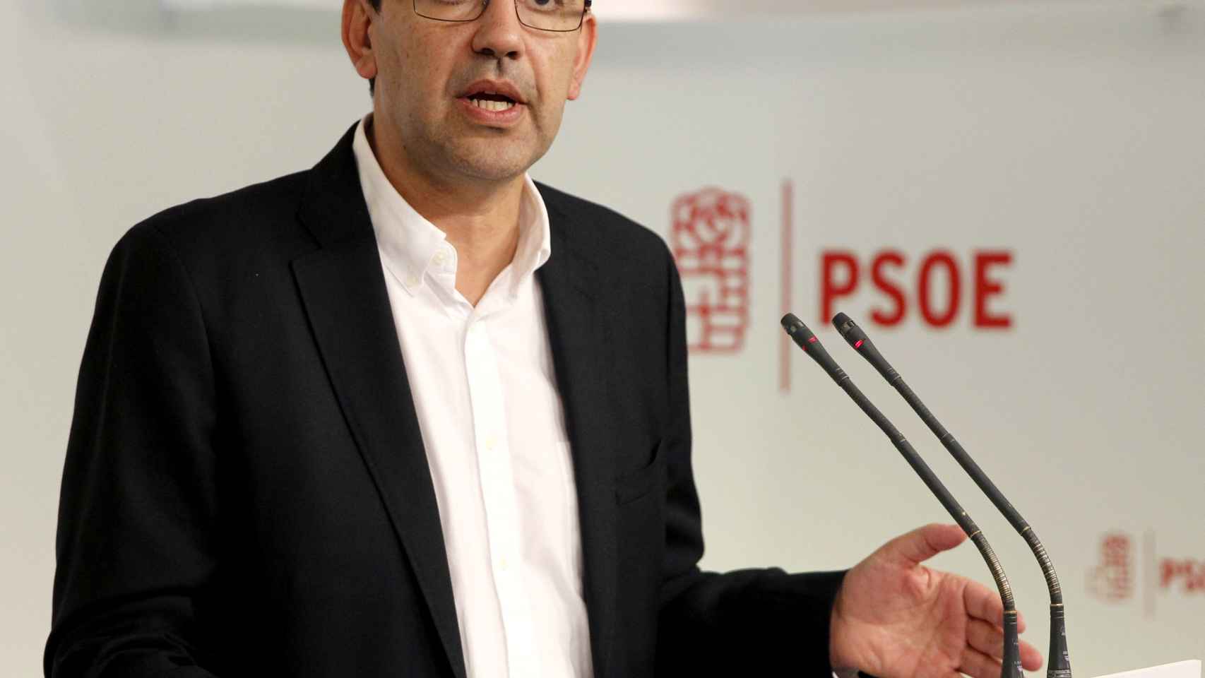 El portavoz de la gestora del PSOE, Mario Jiménez, en una imagen de archivo.