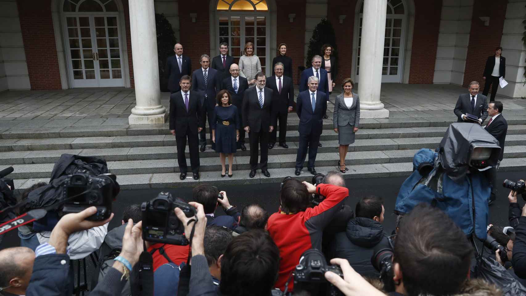 Primer Consejo de Ministros del nuevo gobierrno de Mariano Rajoy en 2016