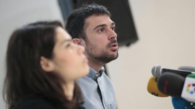 Espinar junto a Serra en la presentación de su candidatura.