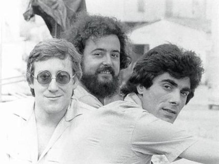 Josep Maria Mainat, Miquel Angel Pasqual y Toni Cruz, integrantes de La Trinca.