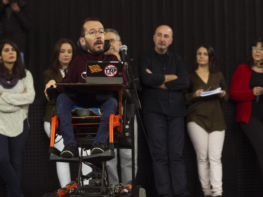 Pablo Echenique, líder de Podemos en Aragón.