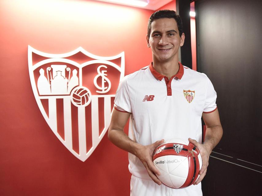 Ganso en su presentación con el Sevilla.