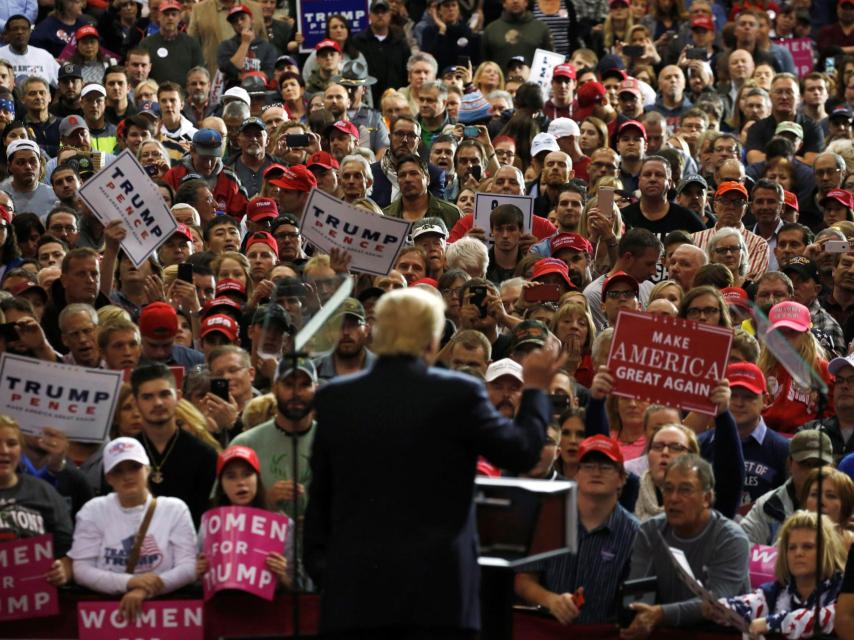 Mitin de Trump en Cleveland el pasado 22 de octubre.