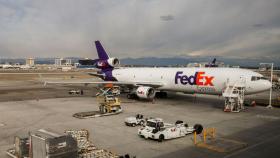 Avión de FedEx