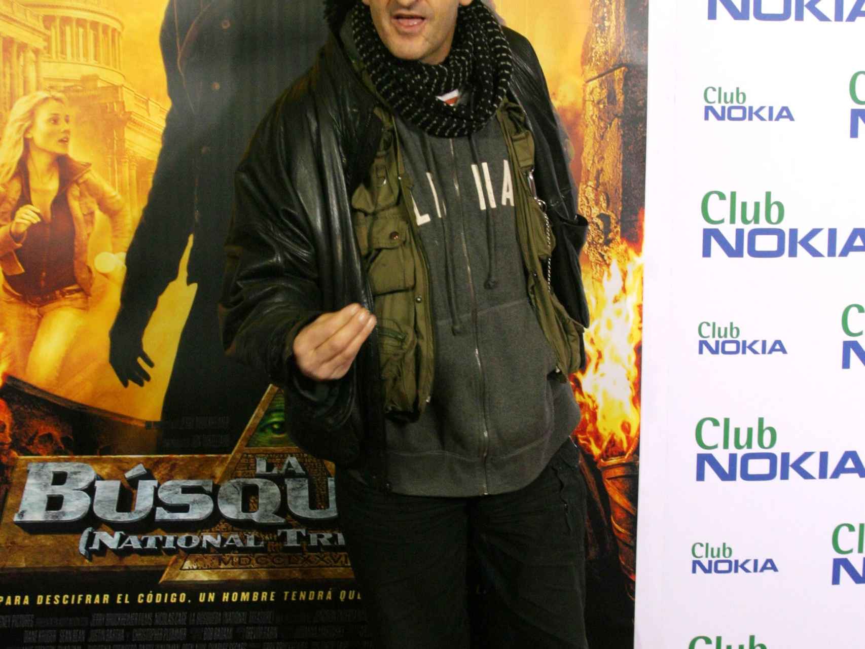 Chapis, durante un estreno cinematográfico en 2004.