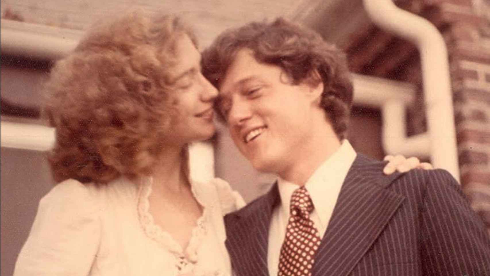 La boda de Bill y Hillary Clinton, celebrada en 1975