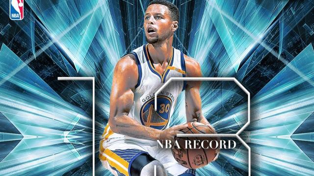 Stephen Curry hace historia: 13 triples en un partido