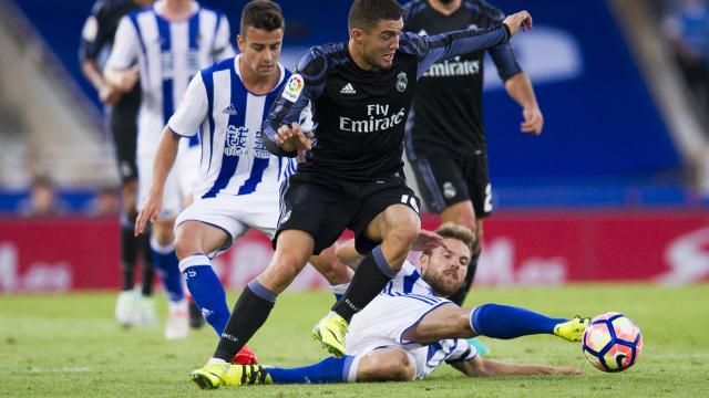 Kovacic, durante el partido contra la Real Sociedad.