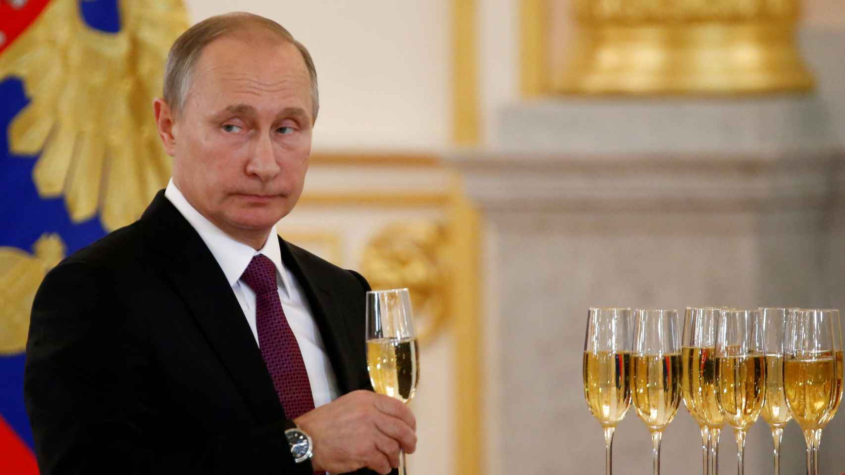 El presidente ruso, durante la recepción en Moscú desde donde valoró la elección de Trump.