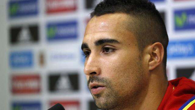 Sergio Asenjo, en la rueda de prensa con la Selección.