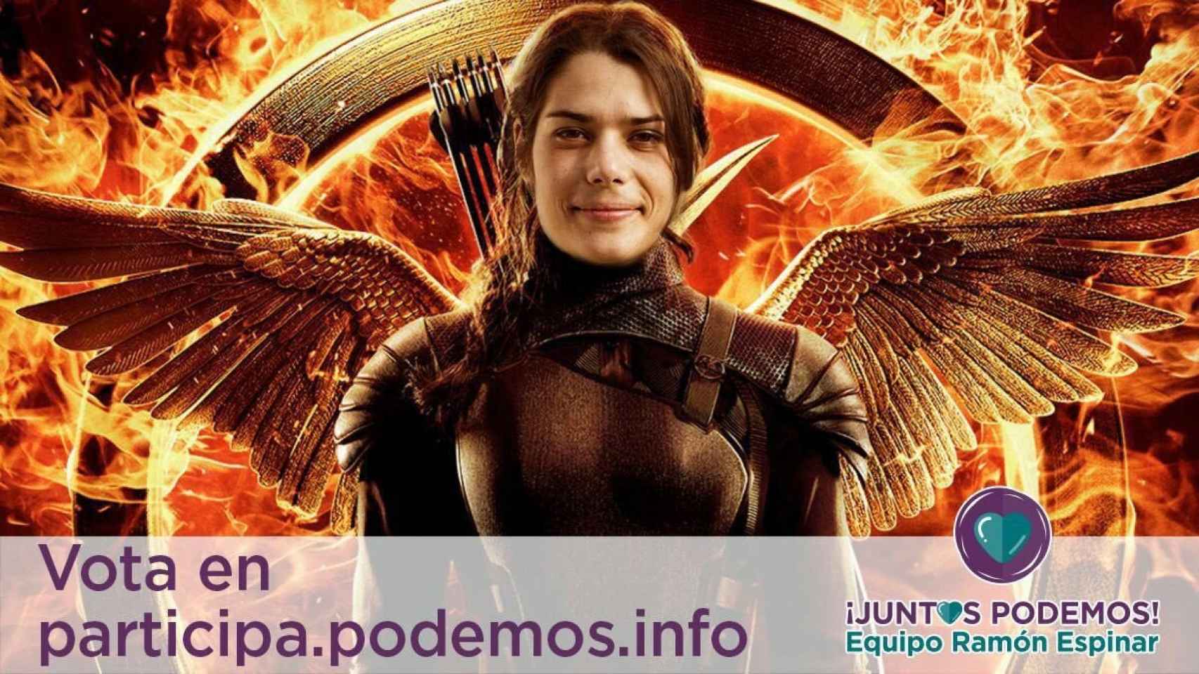 Isabel Serra es Katniss Everdeen.