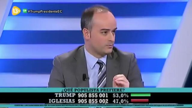 ¿Trump o Pablo Iglesias? La pregunta 'populista' de 13tv