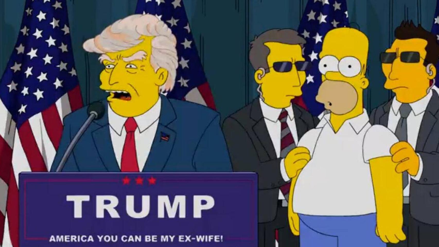 Otra profecía de Los Simpson se cumple: Donald Trump, presidente de EEUU