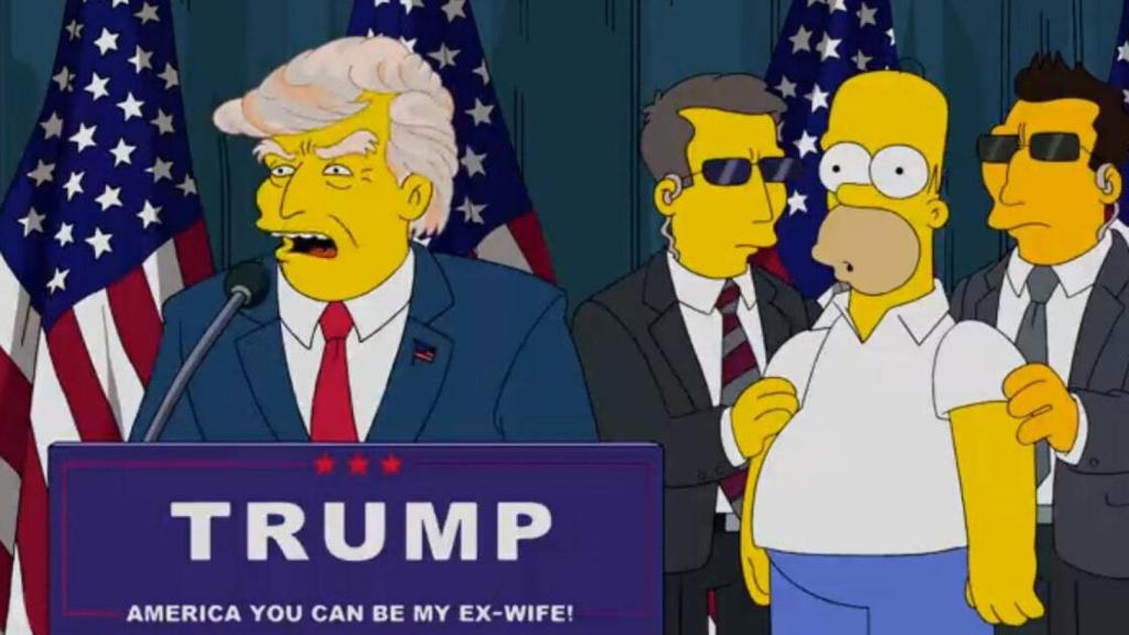 Otra profecía de Los Simpson se cumple: Donald Trump, presidente de EEUU