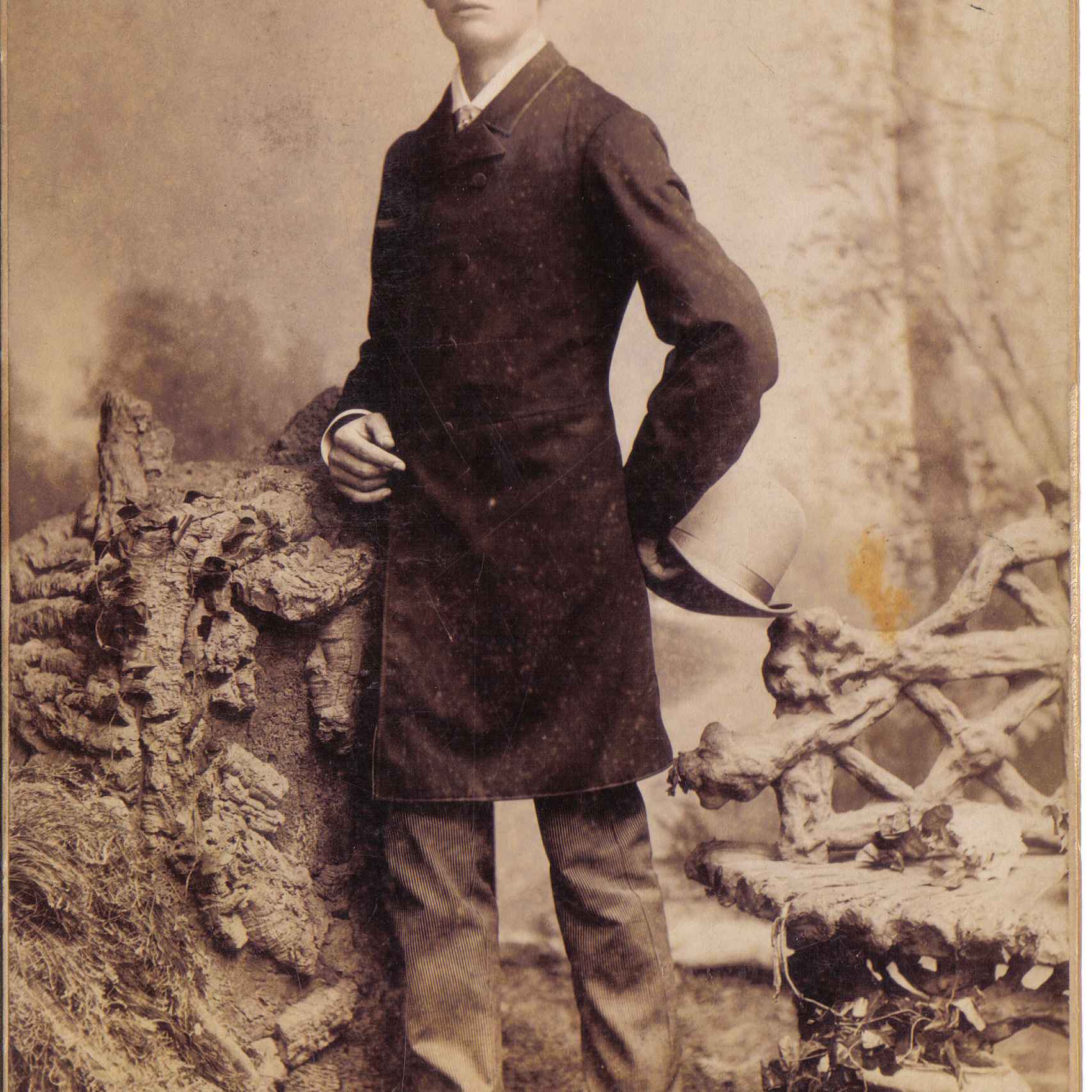 El abuelo paterno de Donald Trump, Frederick, en una imagen de 1887.