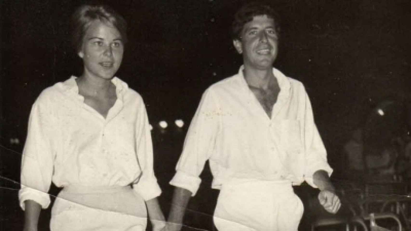 Marianne Ihlen y Leonard Cohen de jóvenes