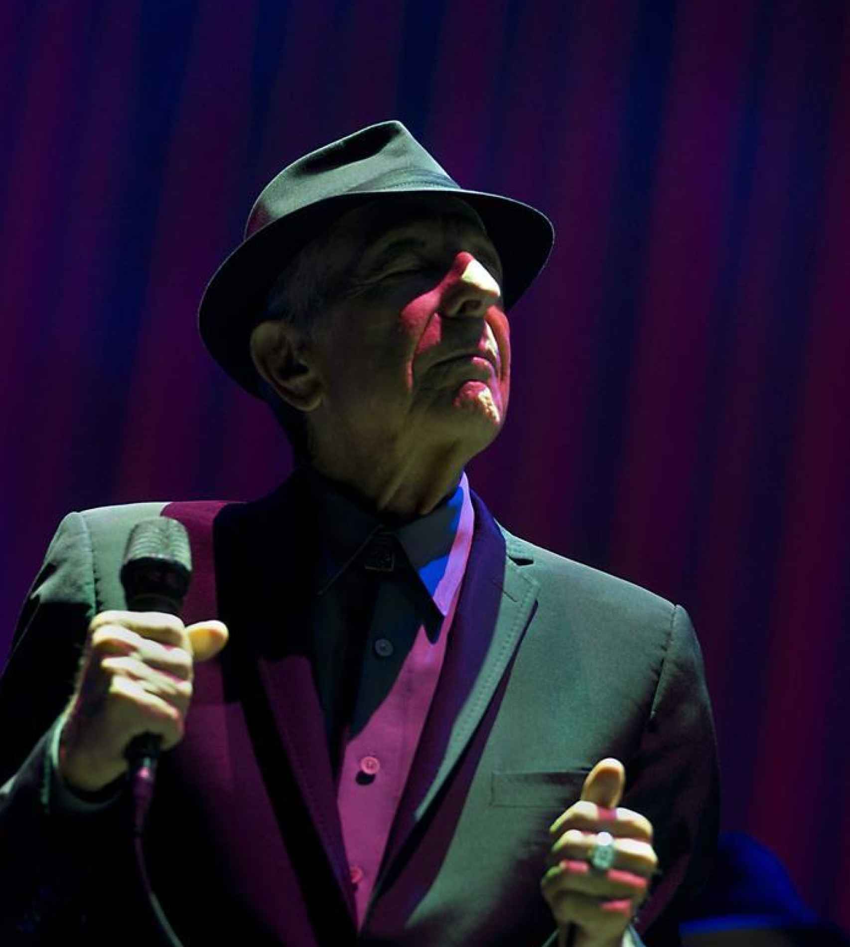 Leonard Cohen en 2013, en una presentación en el Ahoy Arena, en Rotterdam (Holanda).