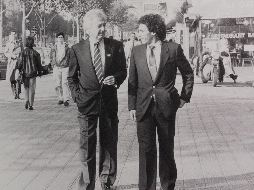 Ramón Mendoza le arrebató al Atlético de Madrid a Hugo Sánchez, su delantero estrella.