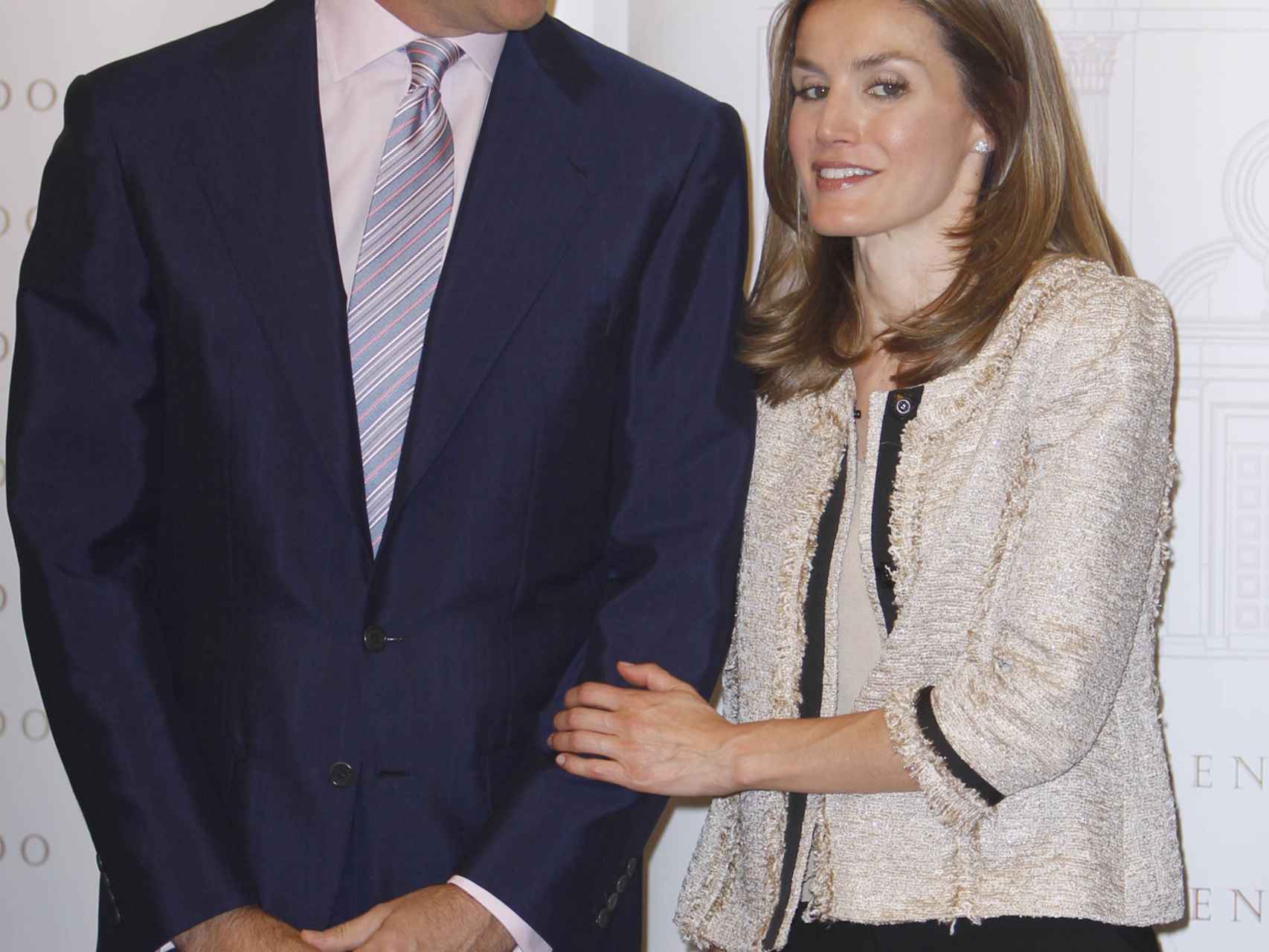 Don Felipe y doña Letizia en una imagen de 2012, cuando eran Príncipes de Asturias.