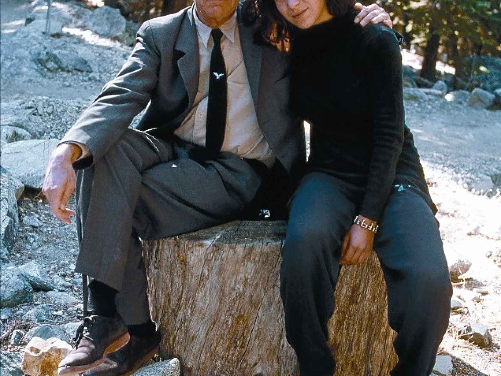 Leonard Cohen y su hija Lorca