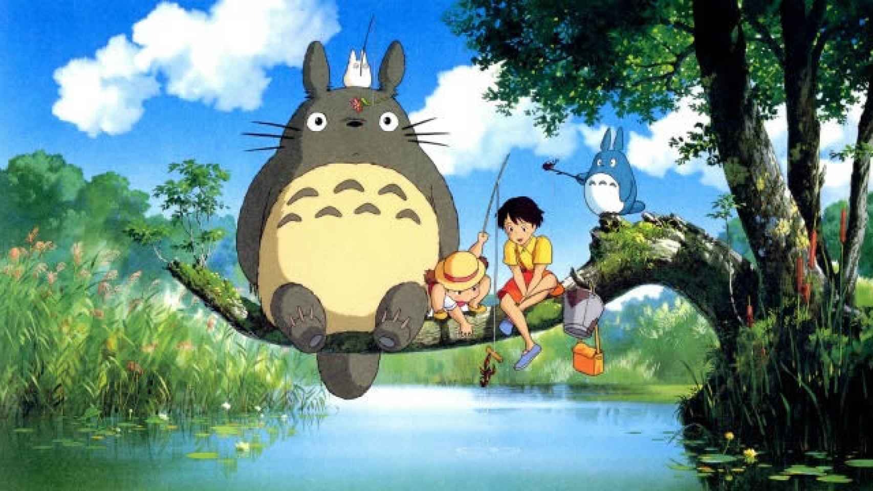 Fotograma de Mi vecino Totoro.