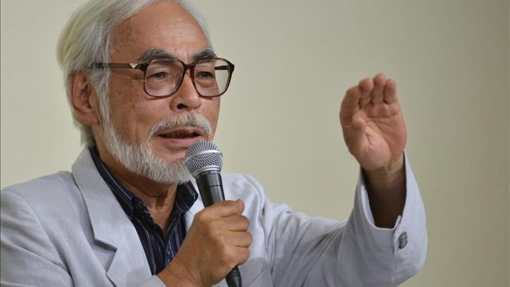 El director de cine Hayao Miyazaki.