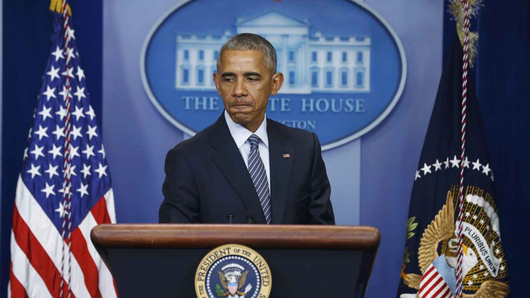Obama durante una comparecencia en la Casa Blanca.