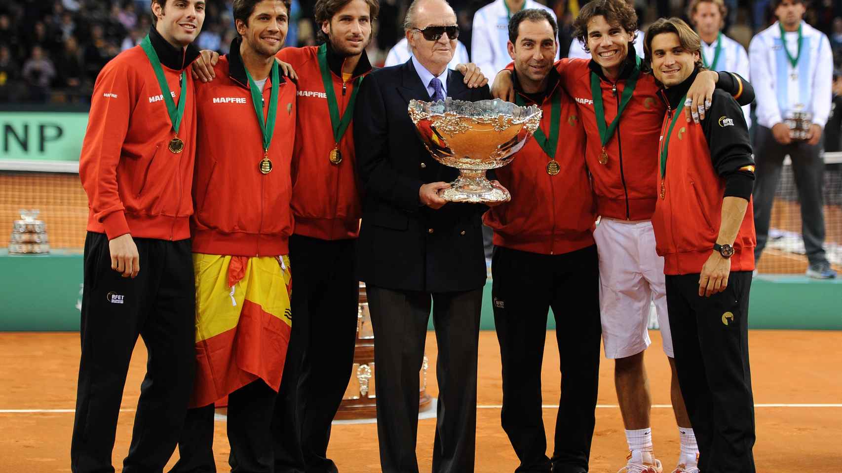 El equipo español que conquistó la Copa David en Sevilla en 2011.