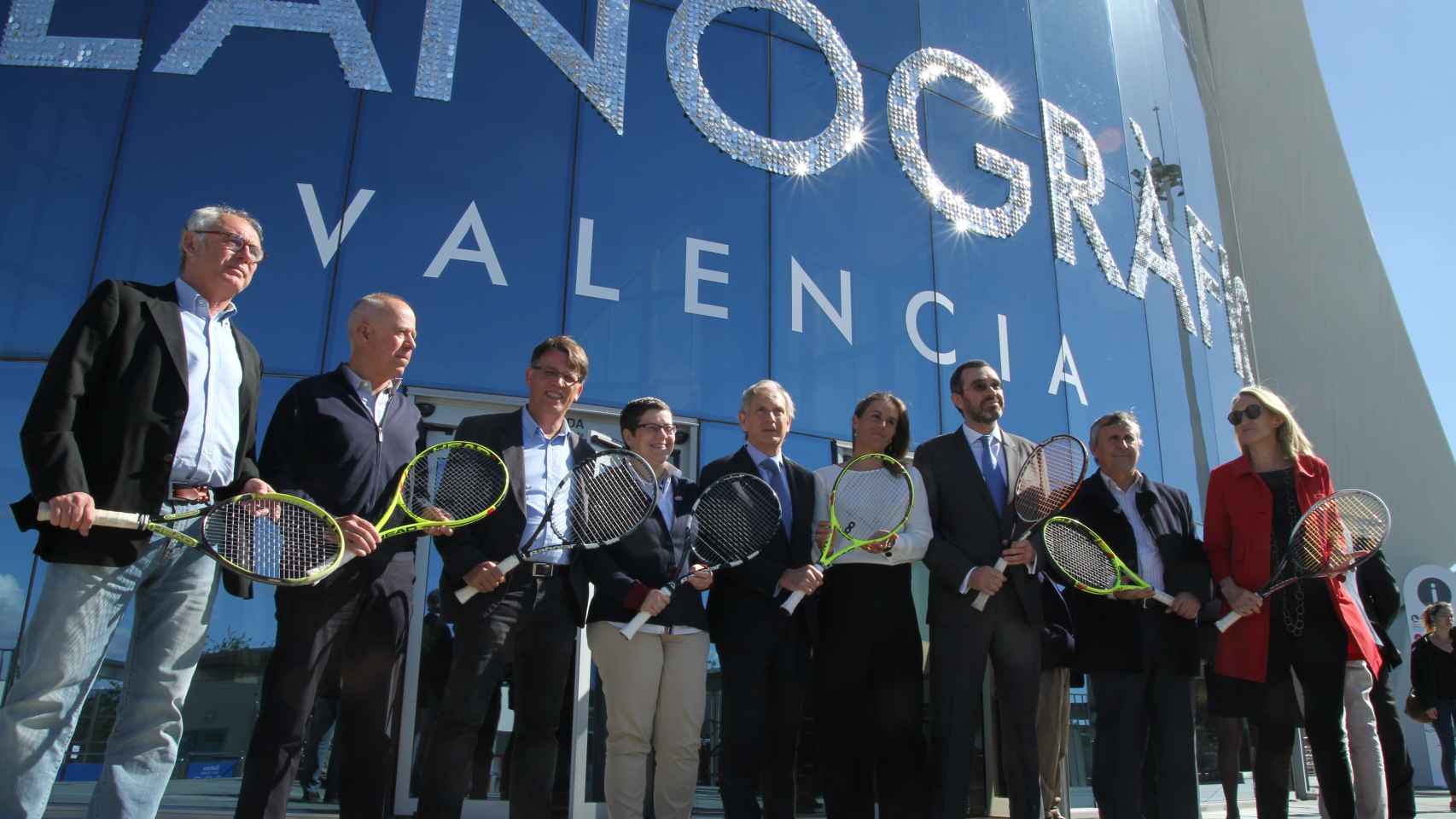 Presentación del torneo BBVA Open Ciudad de Valencia.