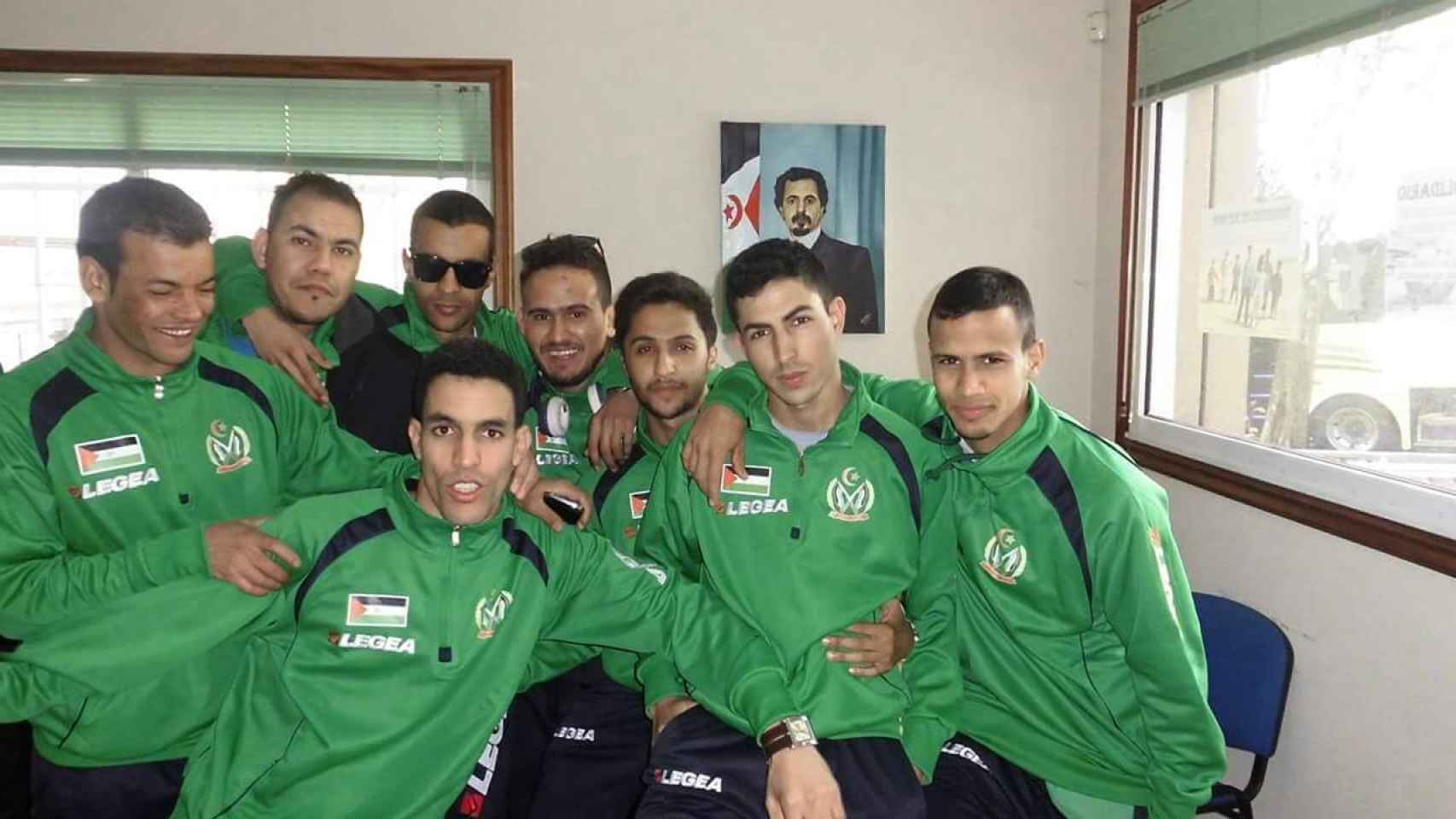 Jugadores de la selección saharaui.