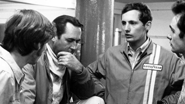 Jack Brabham y Ron Dennis, en 1970.