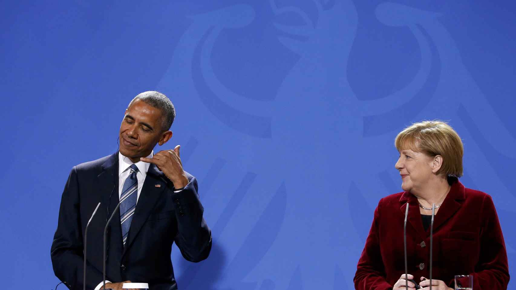 Obama y Merkel han ofrecido este jueves una rueda de prensa en Berlín